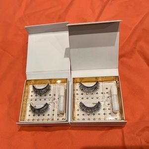 Battington Lashes Re-usable Monroe 3D Silk Lashes and Glue Kit